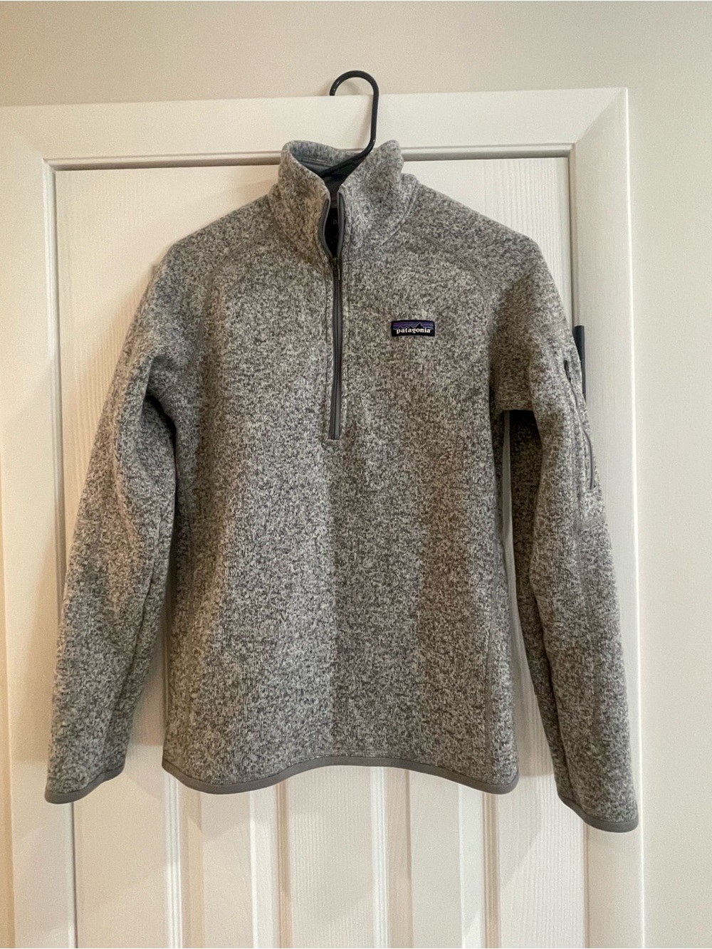 Patagonia Women's Heather Gray Half-Zip Fleece Pullover